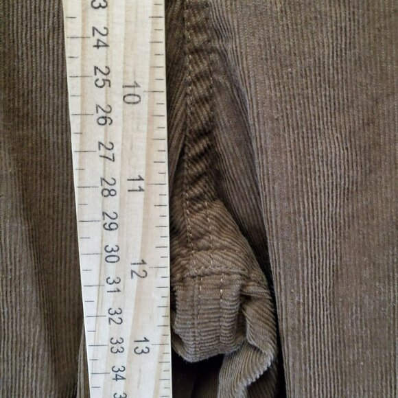 Antonio Melani Pants Womens Size 16 Brown Corduroy Stretch Mid Rise Flared Leg - Picture 5 of 11